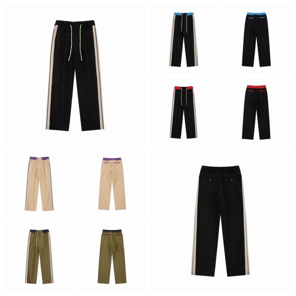 

2023 new classic track pants cotton travel pants track bottoms black blue