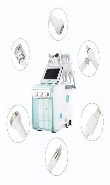 

portable 6in1 hydro peel microdermabrasion hydra facial deep cleaning rf ultrasonic bio wrinkle removal small bubbles beauty machi2687761