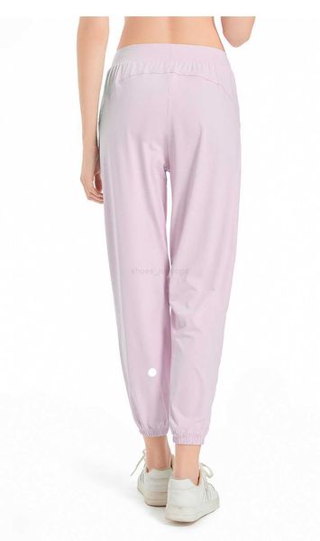 

lull women jogging yoga jogger pocket fitness leggings soft hip lift elastic casual pants drawstring legs sweatpants
