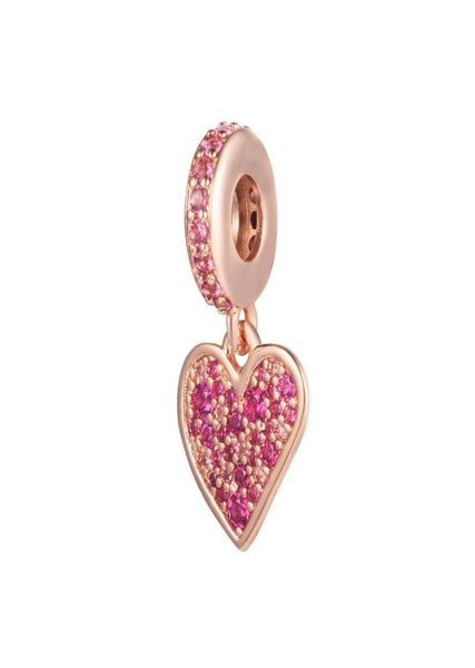 

pave hand heart dangle charms original 925 silver beads for jewelry making fits european bracelets and bangle woman diy charm6865362, Black