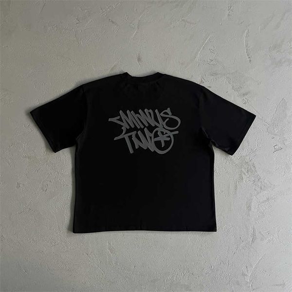 

minus two letter t-shirt men cotton original quality london printed women's summer tee, Black;brown
