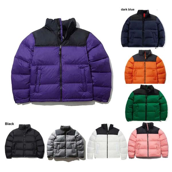 

mens stylist coat parka winter jacket fashion men women overcoat cotton puffer jacket down womens outerwear causal hip hop streetwear m, Black