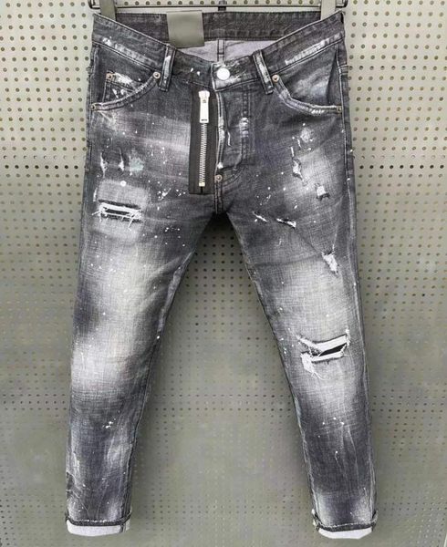 

2022 men039s jeans spring fashion designer cotton slim elastic superior quality trousers classic style male denim 7775517841, Blue