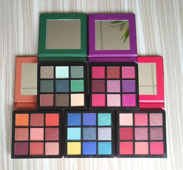 

beauty palette makeup 9 colors eyeshadow shimmer matte palette emmrald sapphire rube amethyst z dhl 3414552