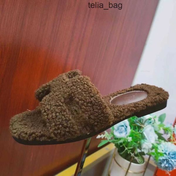 

slipper hers furry fur designer slippers winter mop bear sandal oran dsigner shoes emma teddy bear one word for women 2023 color matching ou