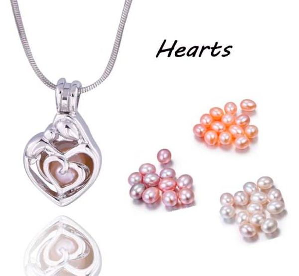 

10 styles love wish rice pearl cages pendant hollow out peanutheartsgunparrotbuilding silver plated diy fashion jewelry gift p8693820