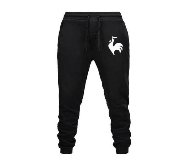 

men039s pants new design rooster printing sports casual trousers jogging fitness exercise sports track pants 5 colors optional8780649, Black