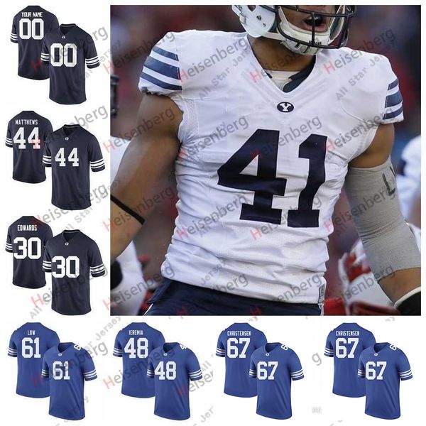 

new american wear ncaa byu cougars college football jerseys 9 jim mcmahon jersey 32 dennis pitta emmanuel esukpa dax, Black