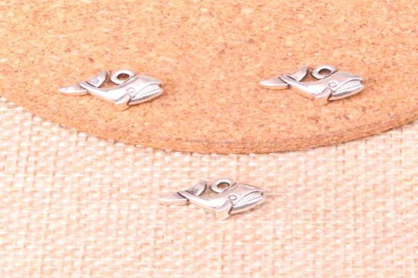 

100pcs charms double sided whale 1510mm antique making pendant fitvintage tibetan silverdiy handmade jewelry8101415, Bronze;silver