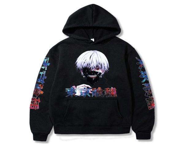 

tokyo ghoul kaneki ken hoodies anime manga pullover hoodie y01117153418, Black