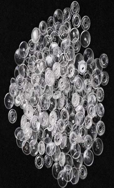

200 sets clear resin snap buttons plastic snaps fasteners press studs size t5 caps81221481242927, Black