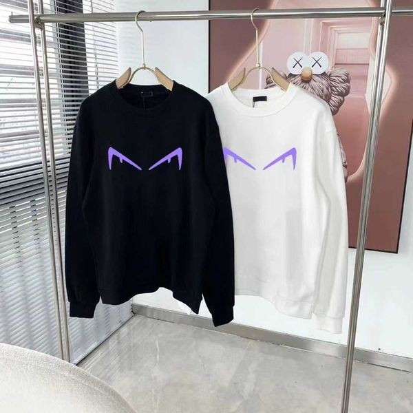 

fashion printed long sleeved tshirt men's sweaters designer sweater round neck hoodie men women sweatshirt casual cotton pullover shirt, Black