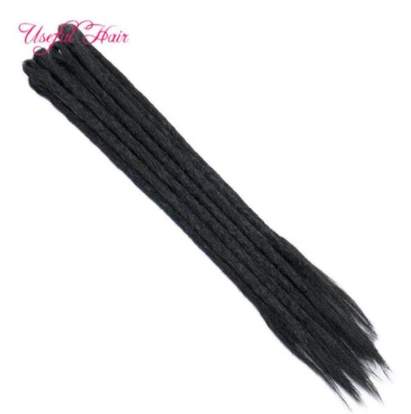 

podread lock ponytail hair extensions dreads handmade dreadlocks extensions reggae crochet hiphop dreads crochet braiding hair1023292, Black