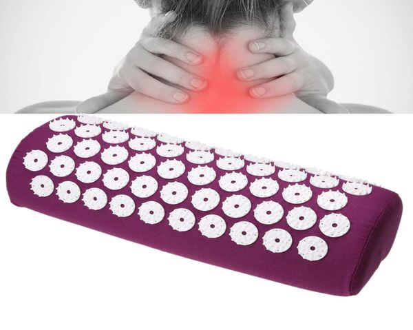 

acupressure pillow headacherelieve pillow for neck pain reliever healthy head massage pillow neck health care relaxation tool3180652