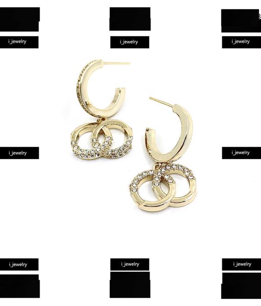 

women earrings letter shaped pendant jewelry dangle earring half diamond inlaid design chandelier #including brand box new arrival, Silver