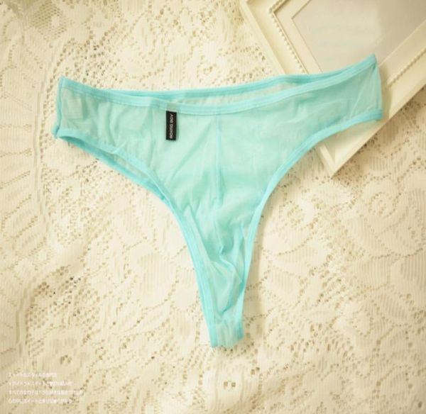 

men mesh see through underwear thong bikini briefs gstring shorts knickers blue5791944, Black;brown