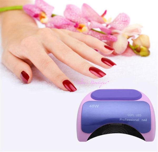 

new nail polish gel art tools professional ccfl 48w led uv lamp light 110220v nail dryer with automatic induction timer setting226764997