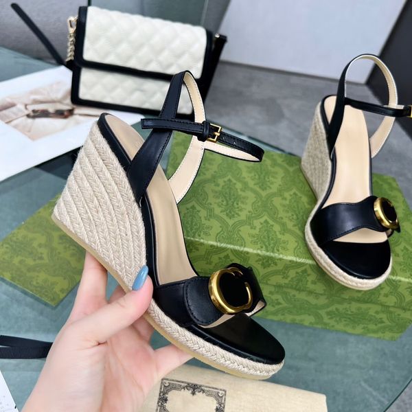 

fashion designer women shoes heels sandals fashion beach thick bottom dress shoe alphabet lady sandal leather high heel lides by 1978 s416 0, Black