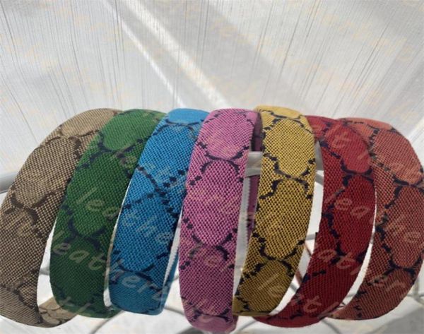 

womens rainbow headband designer letter hair hoop fashion elastic sport hair hand headwear43810674749277, Silver