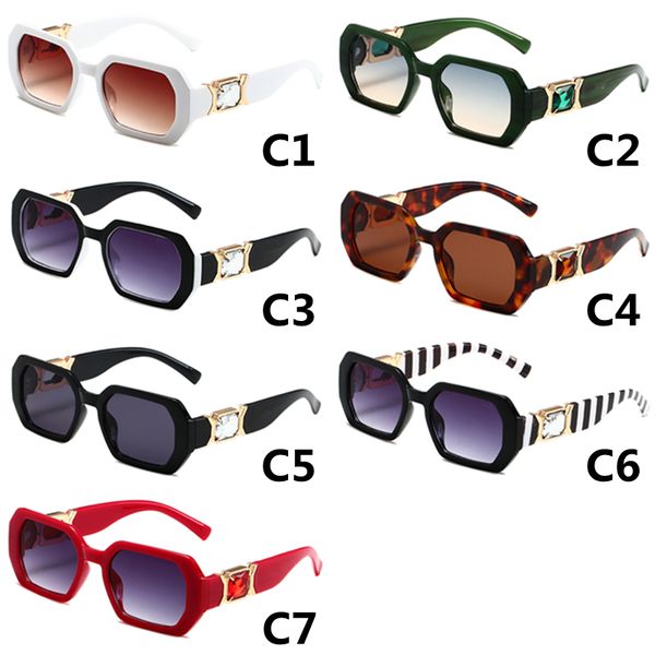 

retro irregular square sunglasses for women fashion big diamond shades designer small frame sun glasses uv400, White;black