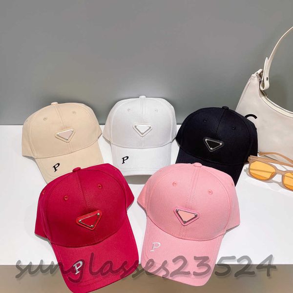 

pa spring/summer new luxury embroidered baseball cap, designer cap, men's baseball cap, women's cap, triangle logo, leisure sport, Blue;gray