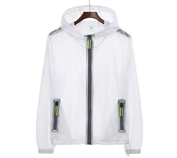 

reflective transparent thin jacket men summer hooded sunscreen plus size coat men streetwear chaquetas hombre windbreaker 5j0012464103932, Black;brown
