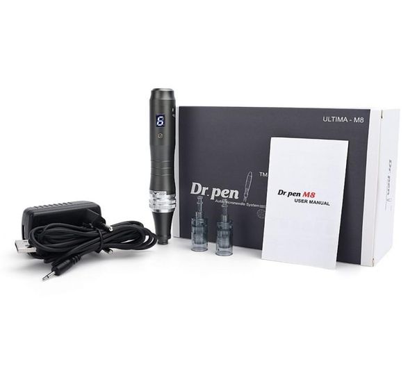 

m8 wireless professional microneedle roller derma pen electric skin care kit microneedle therapy system highquality beauty machi6005125