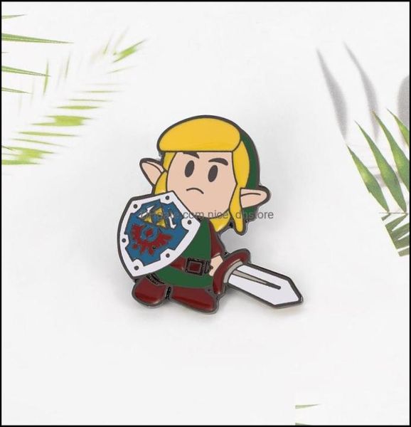 

pinsbrooches jewelry creativity game enamel pin brooch backpack collar hat badge women men lapel gifts drop delivery 2021 dh2zt4452414, Gray