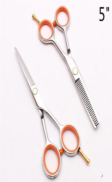 

5inch 14 5cm 440c customized logo professional human hair scissors barbers039 hairdressing shears cutting thinning scissors sty6784602