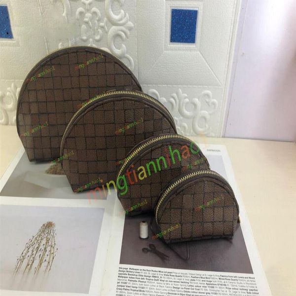 

fashion women designer cosmetic bags organizer famous makeup bag travel pouch make up ladies cluch purses organizador toiletry 4pc250t