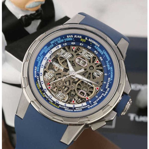 

richardmille mens wristwatch rm pilot sport wrist watches titanium rm63-02 machinery 47mm tourbillon wristwatch yi-mrxi yi-xwm2 yi-fn59