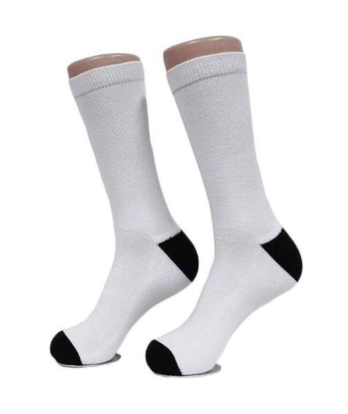

10pairs sublimation diy blank white men sockings size 1820cm1416941, Black