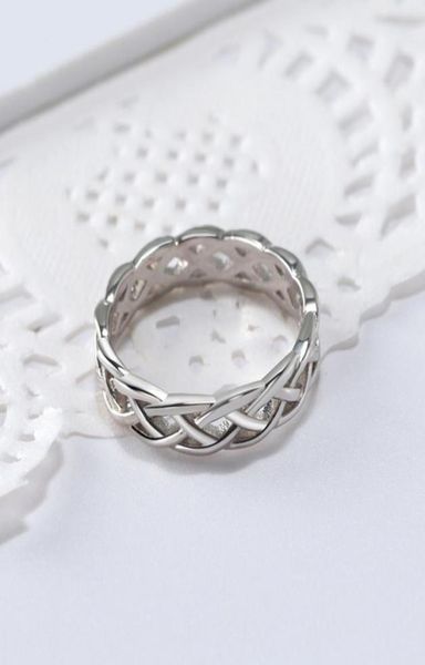 

branch knot braid ring silver rose gold rings band for men women fashion jewelry will and sandy gift5851770