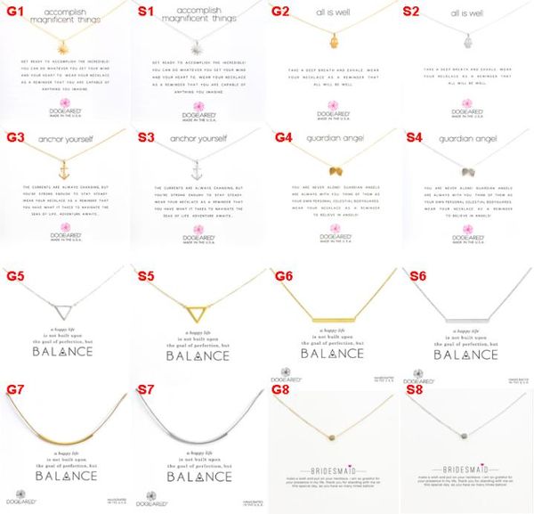 

dogeared fashion choker necklaces with white card gold silver plated pendant necklace 49 designs in silver gold4465138