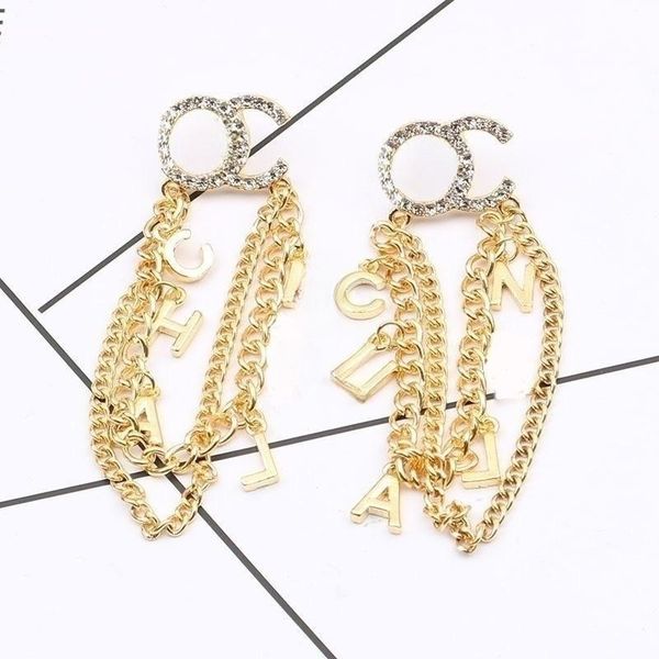 

8099 new cross border designer fashion sweet gold and silver earrings exaggerate cool style earrings 925 silver, Golden;silver