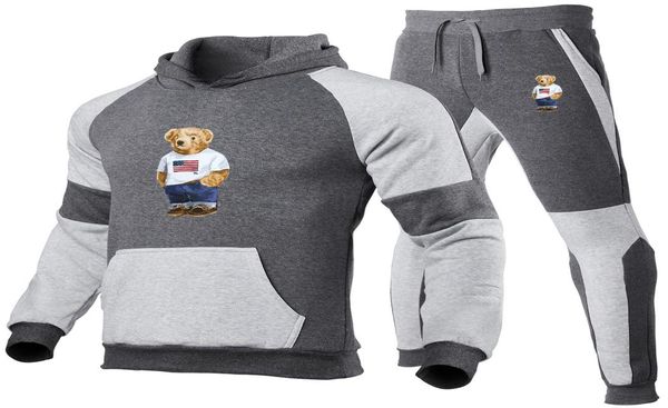 

designer hoodie polo men's tracksuits women's sportswear men street style sets hoodies fashion sweaters spring autumn casuasports, Gray