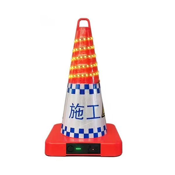 

explosion-proof luminous ice-cream rechargeable reflective warning high-speed construction roadblock traffic safety cone