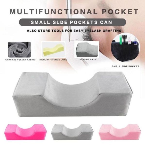 

false eyelashes lash pillow neck support eyelash soft grafting foam with salon extension memory pocket make o0a39163674