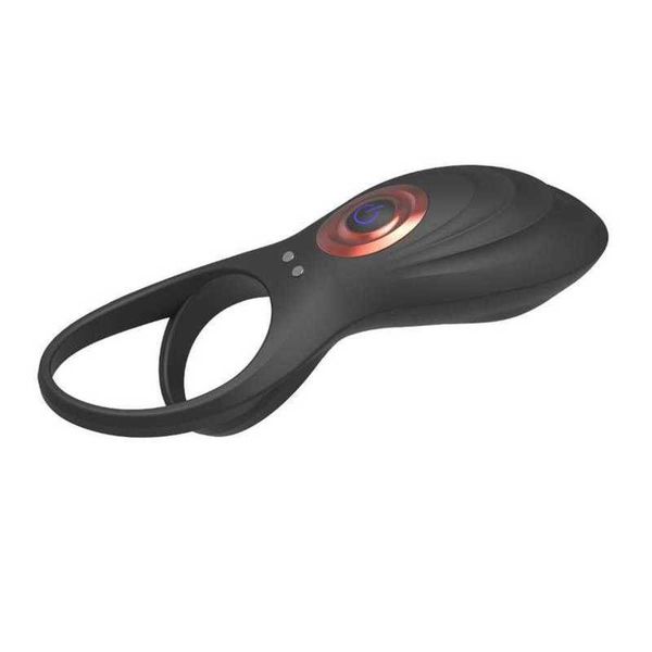 

rechargeable silicone lock essence vibration ring couples to share dual motors fun provocative for jumping eggs