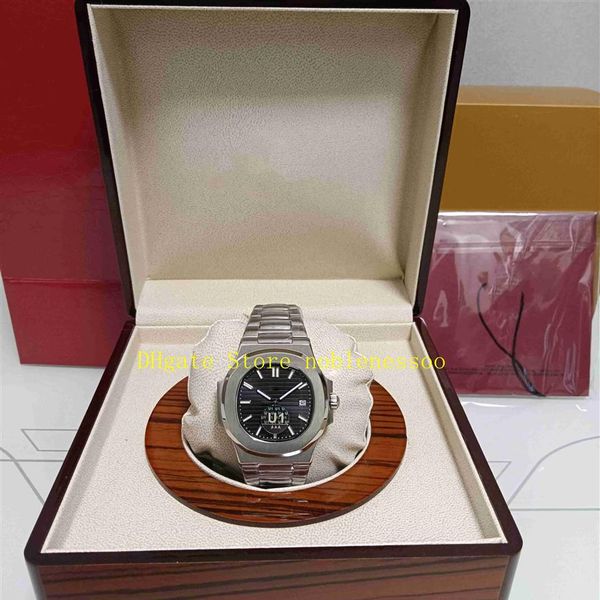 

5 color real po with original box watch men's black dial asia cal 324 s c movement classic 5711 1a mechani318r, Slivery;brown