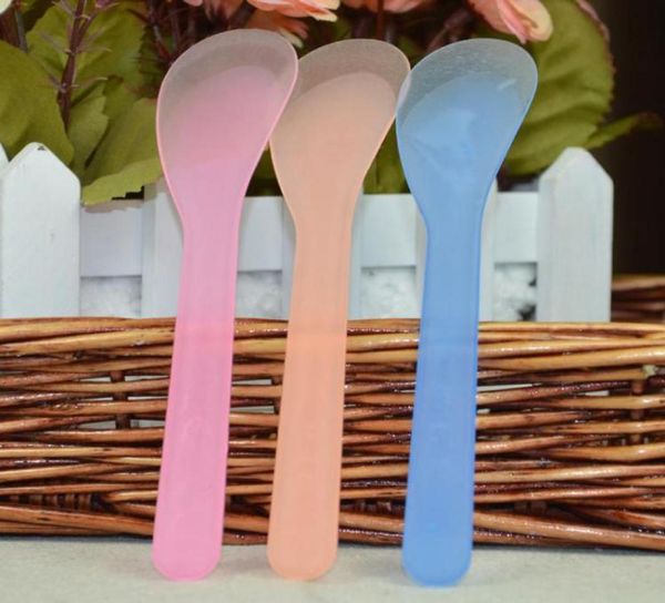 

10pcsset plastic face mask mixing spatulas spoon stick brush cosmetic diy facial mask stick homemade makeup cosmetics tools8708383