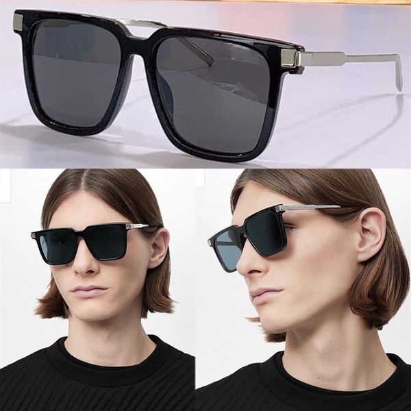 

rise square sunglasses z1667 brings a new look to the mens eyewear collection for spring summer 2022 this piece combines a bold ac285v, White;black