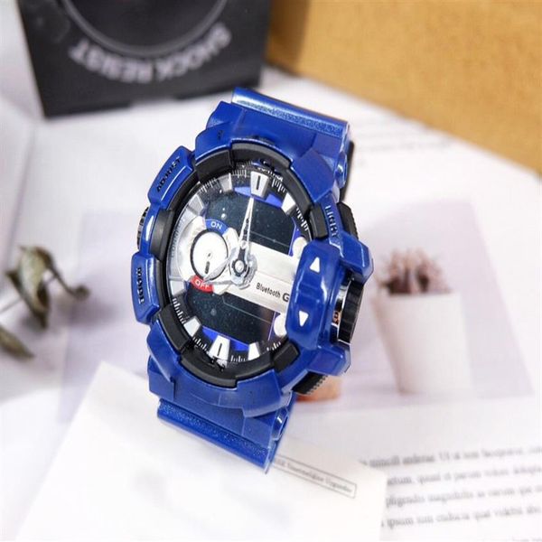 

fashion trend sports watch g400 world brand watch light function shockproof fall proof and magnetic proof watch for men and women 296u, Slivery;brown