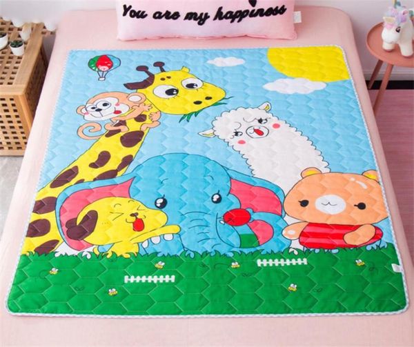

reusable cloth diaper baby changing pad born cotton waterproof washable changing pats floor play mat mattress cover sheet 2207016325395