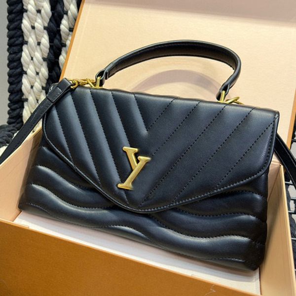 

tote bag shoulder bags totes women's fashion floral new wave handbags luxuries genuine leather classic zig zag flower large capacity a