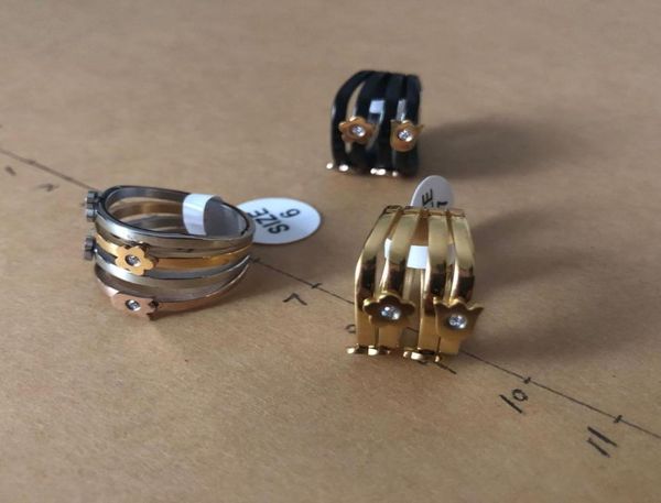 

fashion spainish bears design anillo mujer multi layer stainless steel crown heart flower cute charms women mens rings19154571869761, Silver