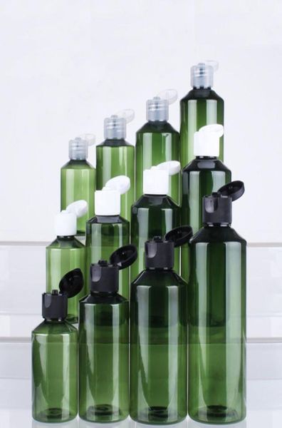 

50 x 50ml 100ml 150ml 200ml green empty shoulder slope pet plastic cream skin care bottles for shampoo cosmetic container4399709