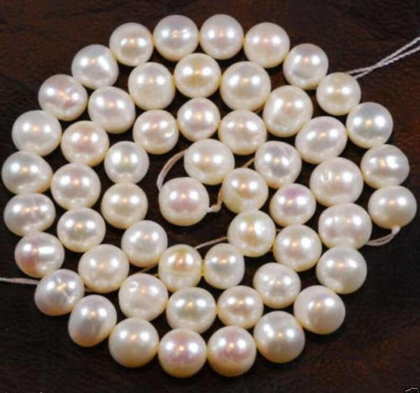 

whole 3 strands 89mm white freshwater cultured pearl loose beads 145quot4652607