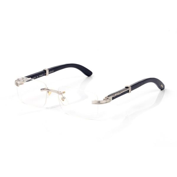 

2022 fashion designer sunglasses woman mens carti buffalo horn sun glasses for women vintage retro goggles sunglass fashion man ey269v, White;black