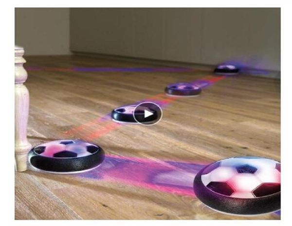 

kids levitate suspending hover soccer ball air cushion floating foam football with led light gliding toys soccer toys kids gifts3049043
